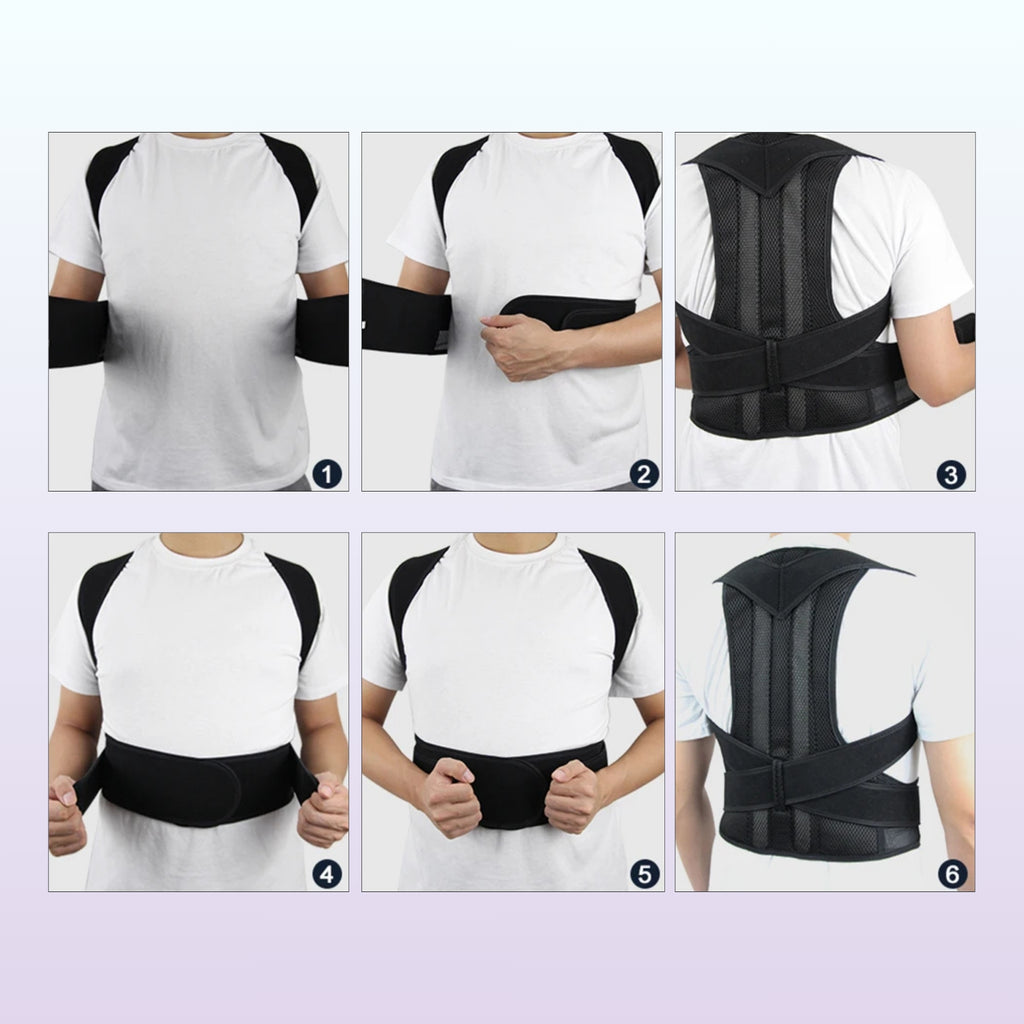 Adjustable Back & Shoulder Posture Support
