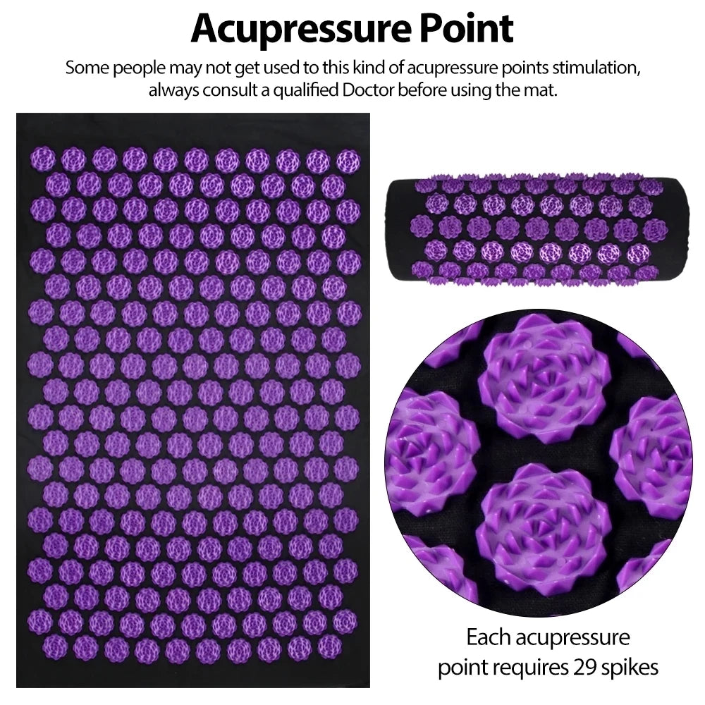 Kuznetsov Acupressure Mat & Pillow Set