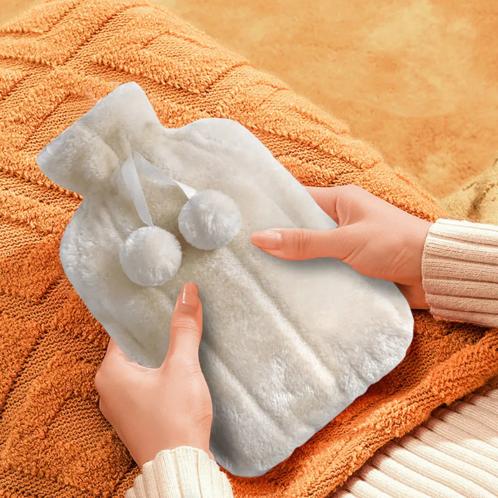 2L Plush Hot Water Bottle with Cover