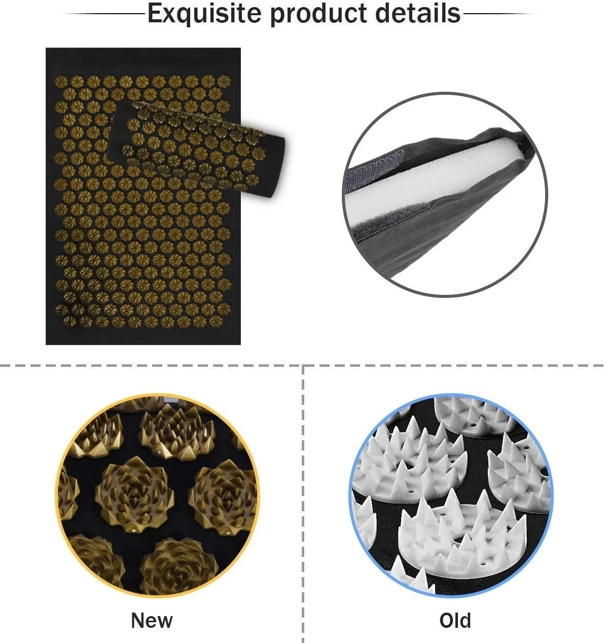 Kuznetsov Acupressure Mat & Pillow Set