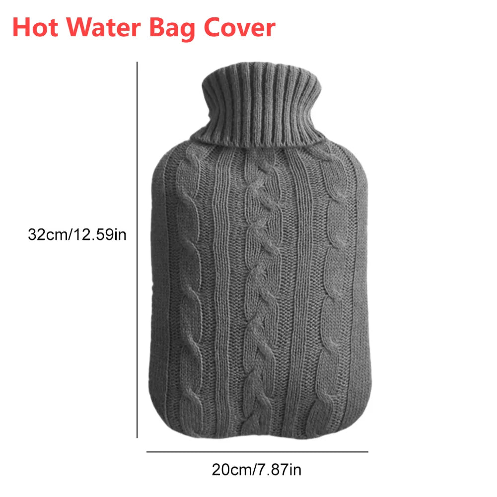 2L Plush Hot Water Bottle with Cover