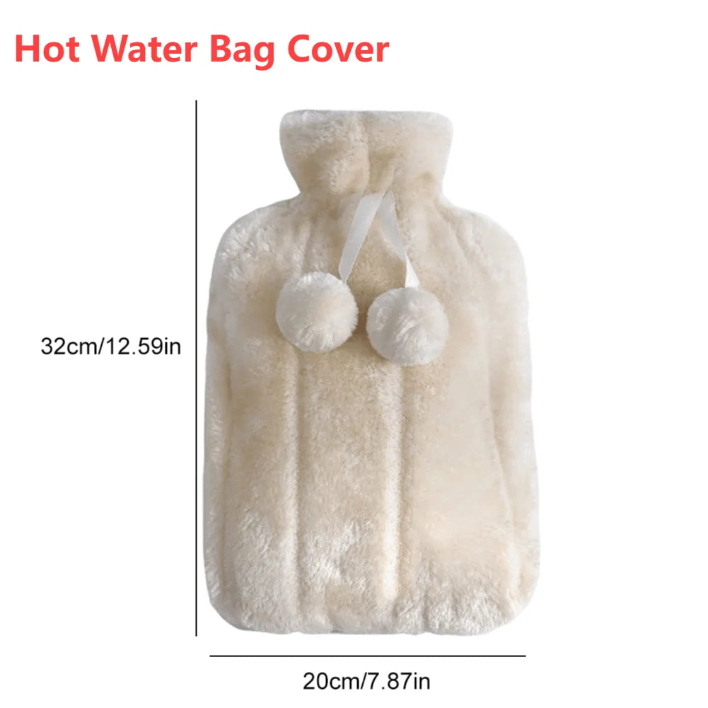2L Plush Hot Water Bottle with Cover