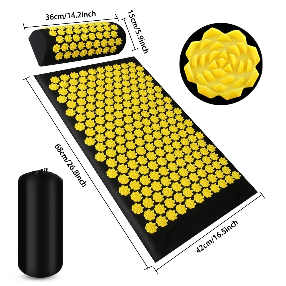 Kuznetsov Acupressure Mat & Pillow Set