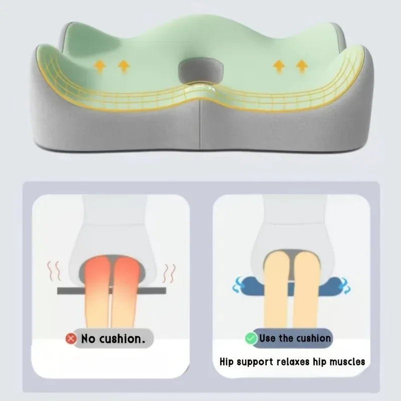 Memory Foam Office & Car Seat Cushion