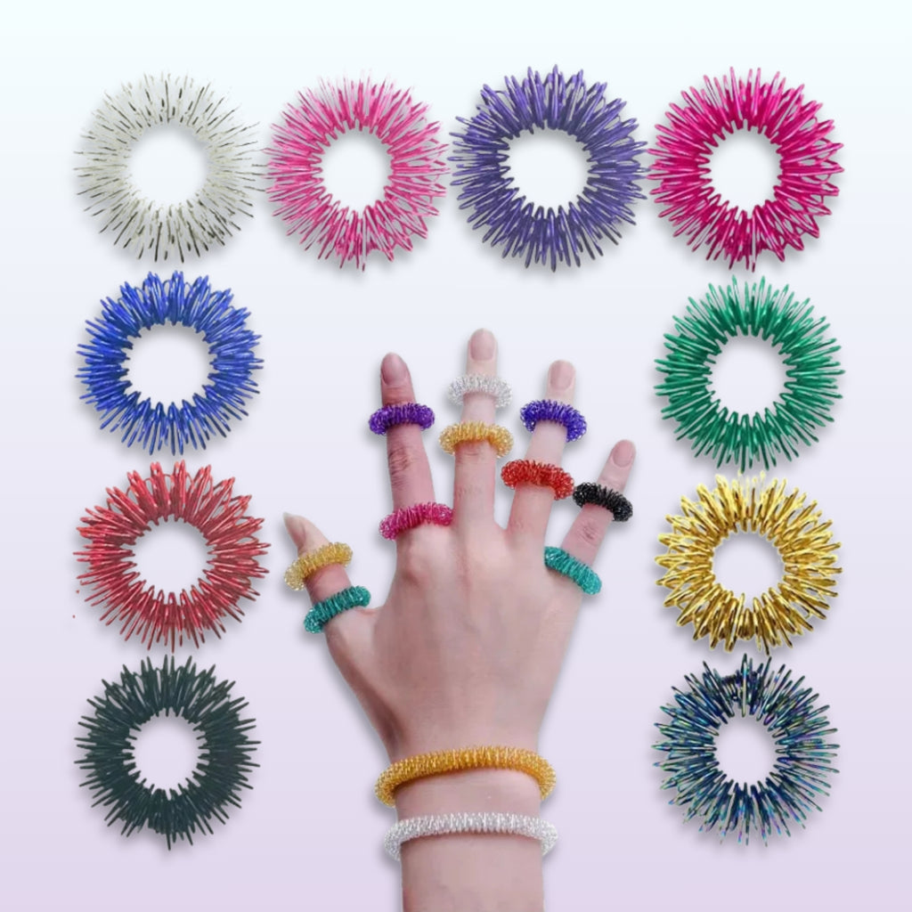 Acupressure Sensory Rings Set