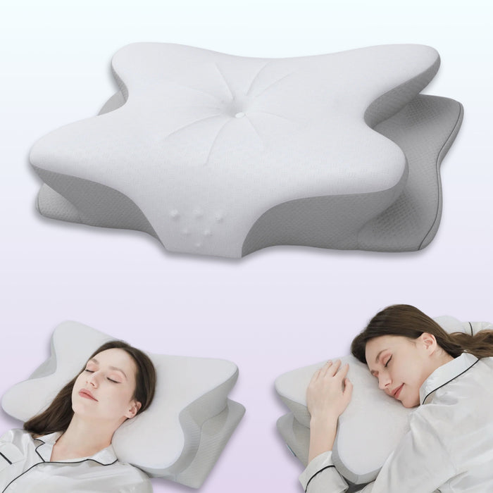 The Fever Dream™ | Cervical Memory Foam Neck Pillow