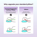 The Fever Dream™ | Cervical Memory Foam Neck Pillow