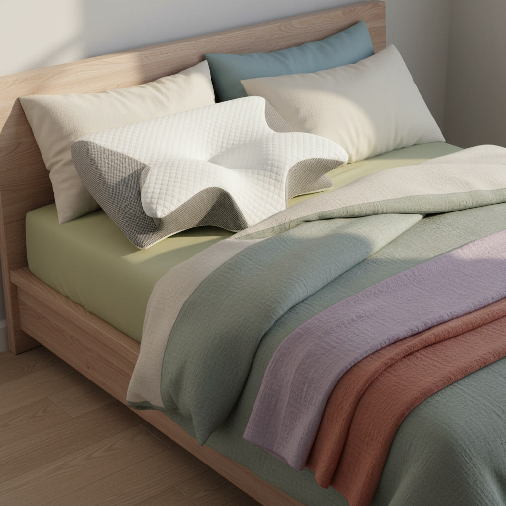 Ergonomic Cervical Memory Foam Pillow